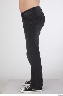 Sigvid black jeans casual dressed leg lower body 0003.jpg